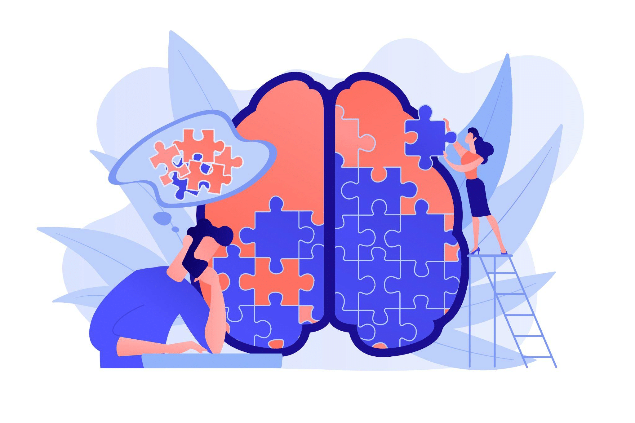 Illustration of mental process