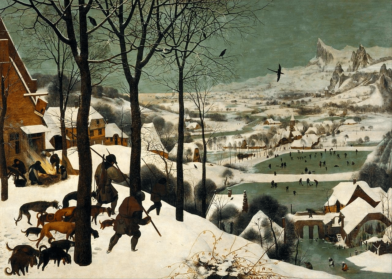 Los cazadores en la nieve, de Pieter Brueghel el Viejo, 1565