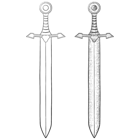 Estudio de proporciones de una espada