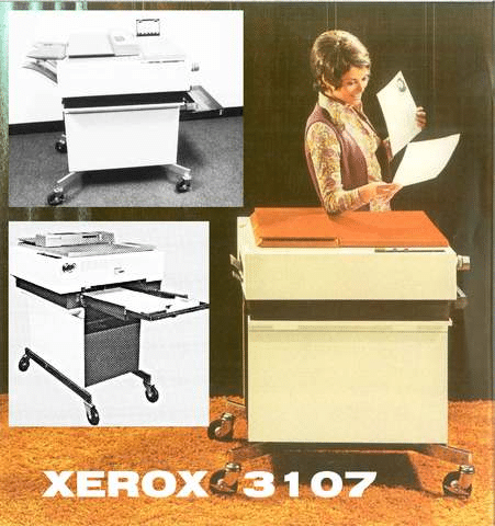 Imagen de una fotocopiadora Xerox 3107