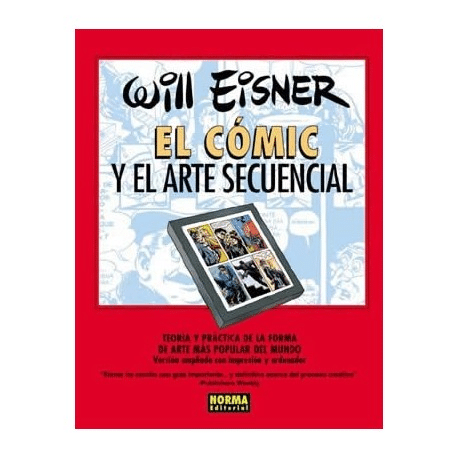 Portada del libro 'El cómic y el arte secuencial' de Will Eisner