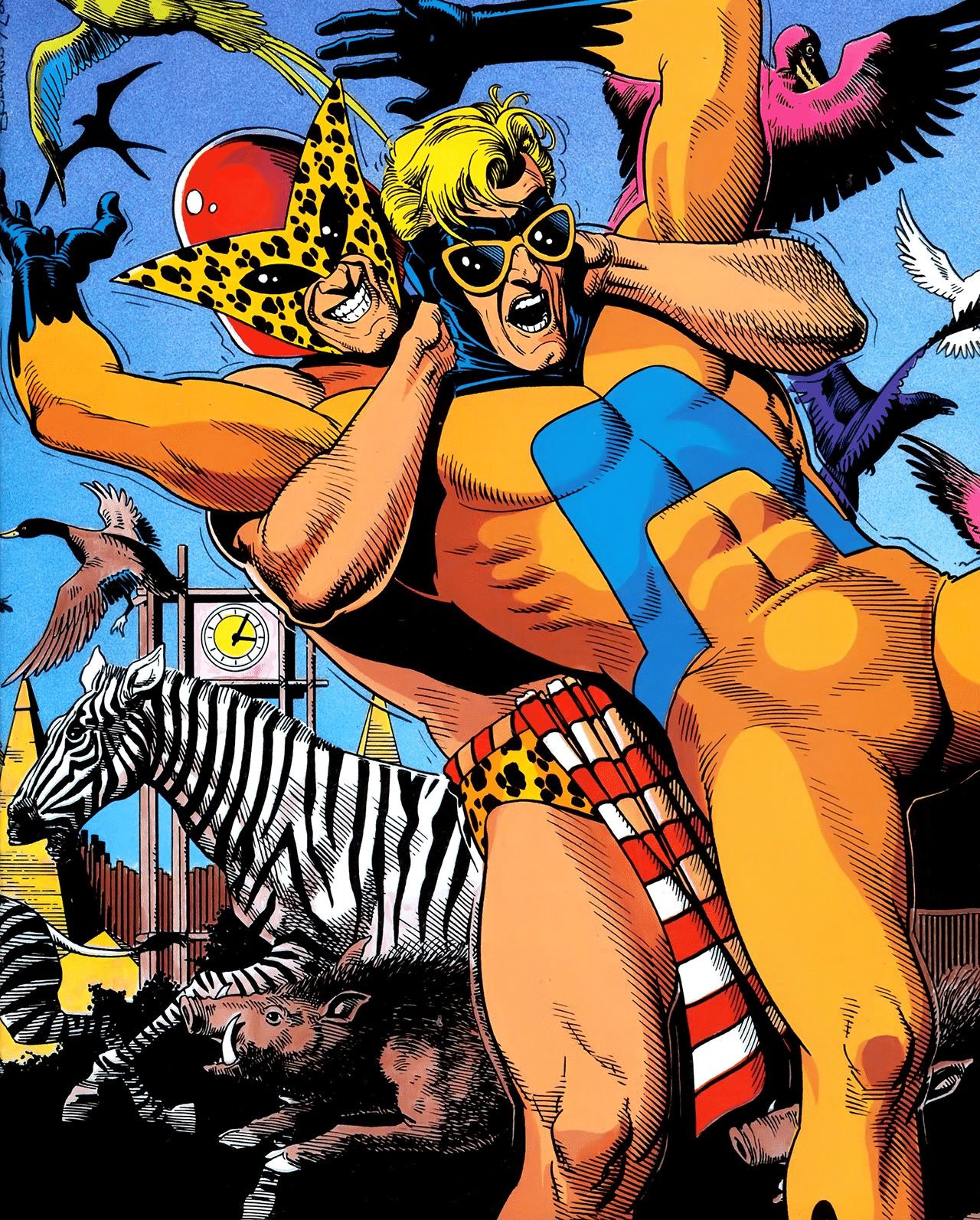 Portada clásica de Animal Man